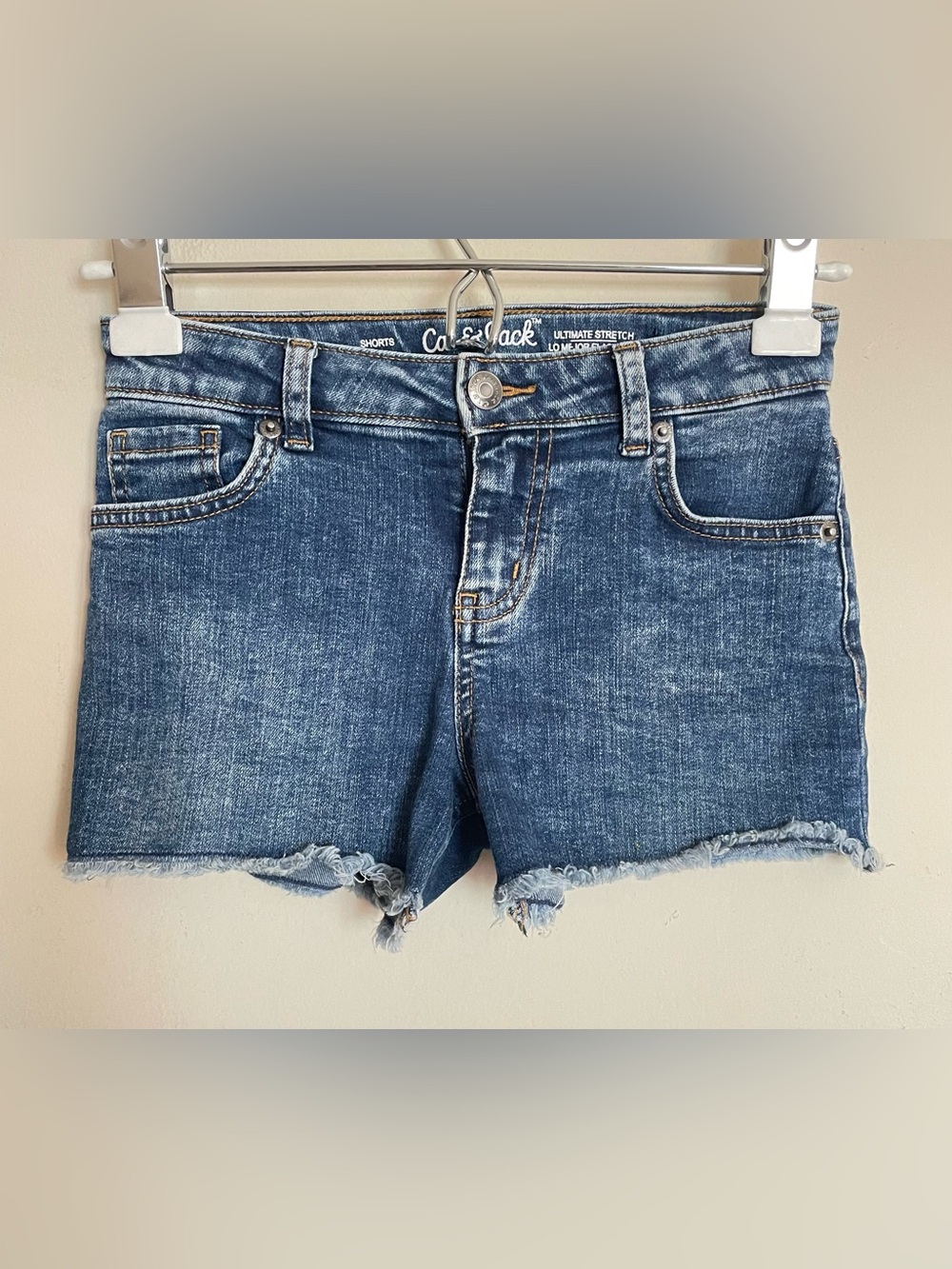 Girl’s Cat & Jack Ultimate Stretch Cut Off Denim Shorts